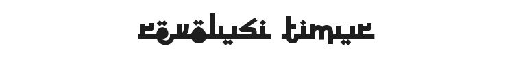 Revolusi Timur Tengah Font Preview