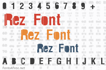 Rez Font