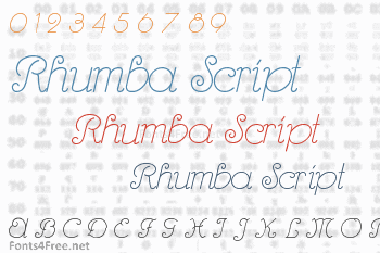 Rhumba Script Font