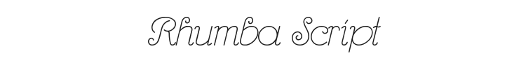 Rhumba Script Font