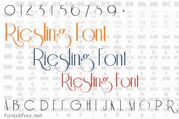 Riesling Font