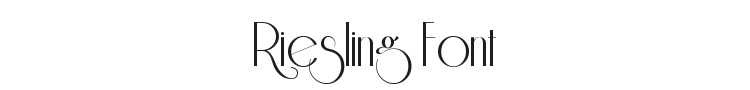 Riesling Font