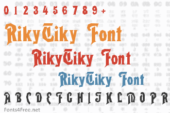 RikyTiky Font