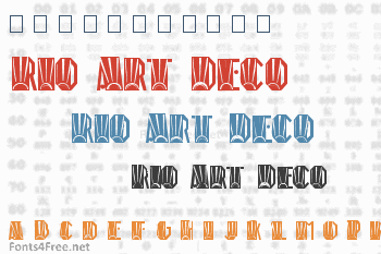 Rio Art Deco Font