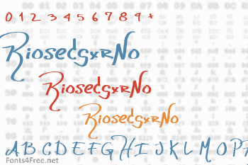 RiosedgxrNo Font