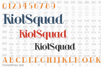 RiotSquad Font