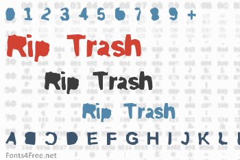 Rip Trash Font