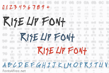 Rise Up Font