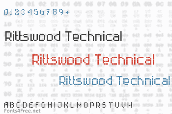 Rittswood Technical Font