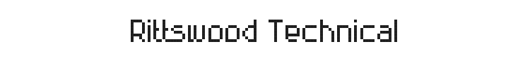 Rittswood Technical Font