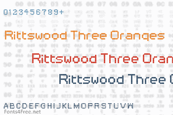 Rittswood Three Oranges Font