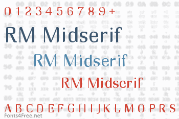 RM Midserif Font