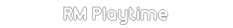 RM Playtime Font Preview