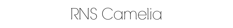 RNS Camelia Font Preview