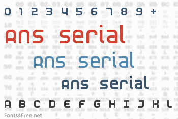 RNS Serial Font