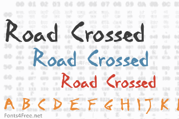 Road Crossed Font