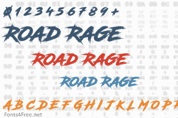 Road Rage Font