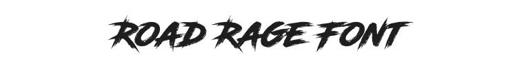 Road Rage Font Preview