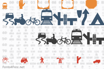 Roadgeek 2005 Icons Font