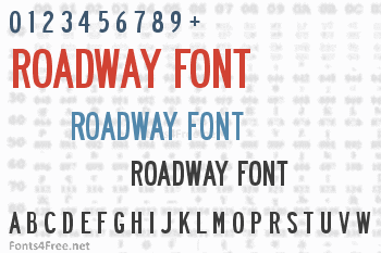 Roadway Font