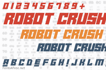 Robot Crush Font