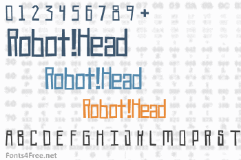 Robot!Head Font