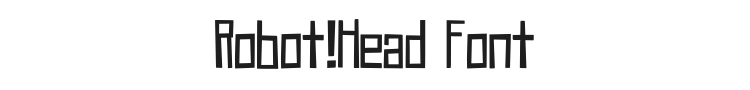 Robot!Head Font Preview