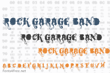 Rock Garage Band Font