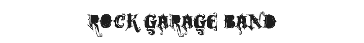 Rock Garage Band Font