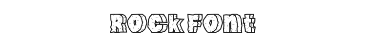 Rock Font Preview