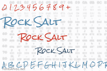 Rock Salt Font