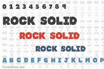 Rock Solid Font