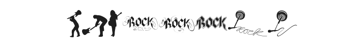 Rock Star Font Preview