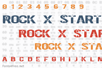 Rock X Start Font
