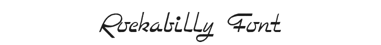 Rockabilly Font Preview