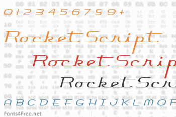 Rocket Script Font