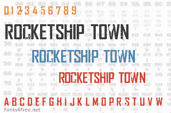 Rocketship Town Font