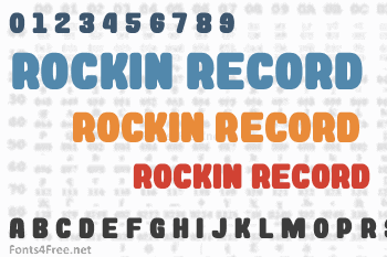 Rockin Record Font