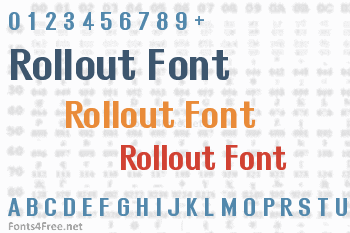 Rollout Font