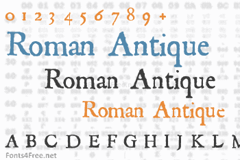 Roman Antique Font