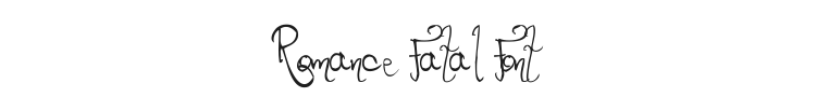 Romance Fatal Font