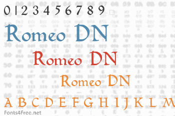 Romeo DN Font