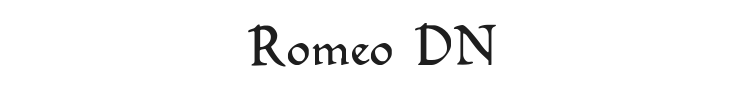 Romeo DN Font