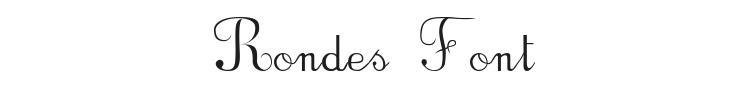 Rondes Font Preview