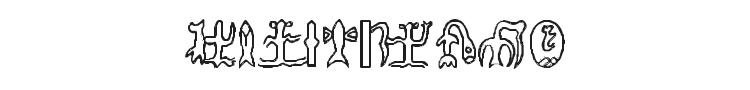 RongoRongo Glyphs Font