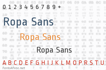 Ropa Sans Font