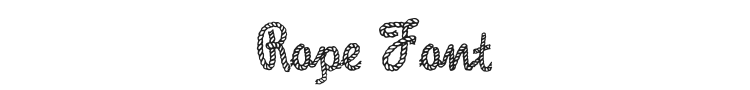 Rope Font