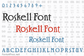 Roskell Font