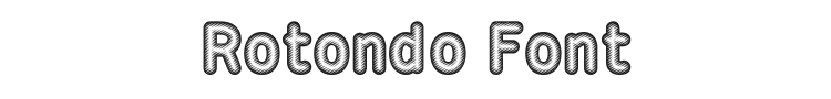 Rotondo Font Preview