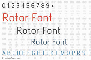 Rotor Font